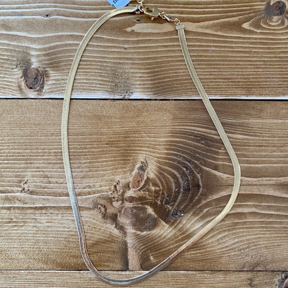 Herringbone Gold Necklace - Picture 2 of 4